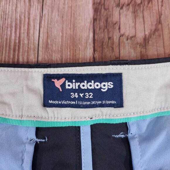 *READ* Birddogs Pants Mens 34X30.5(32) Stretch Khakis Slim Fit Chino Black Gray - Picture 14 of 15
